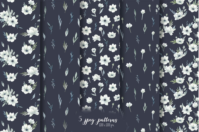 poppy-flowered-anemone-collection-patterns-cliparts-and-cards