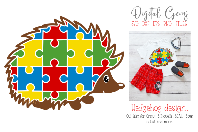 hedgehog-jigsaw-autism-design