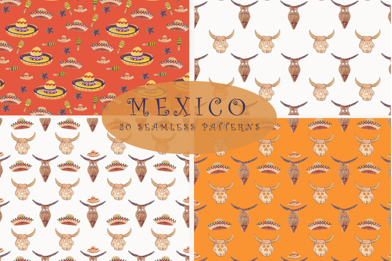 mexico-seamless-patterns-digital-paper