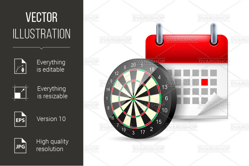 darts-and-calendar