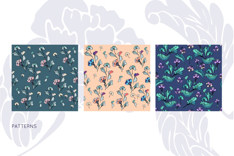 flower-set-patterns-and-elements-nbsp