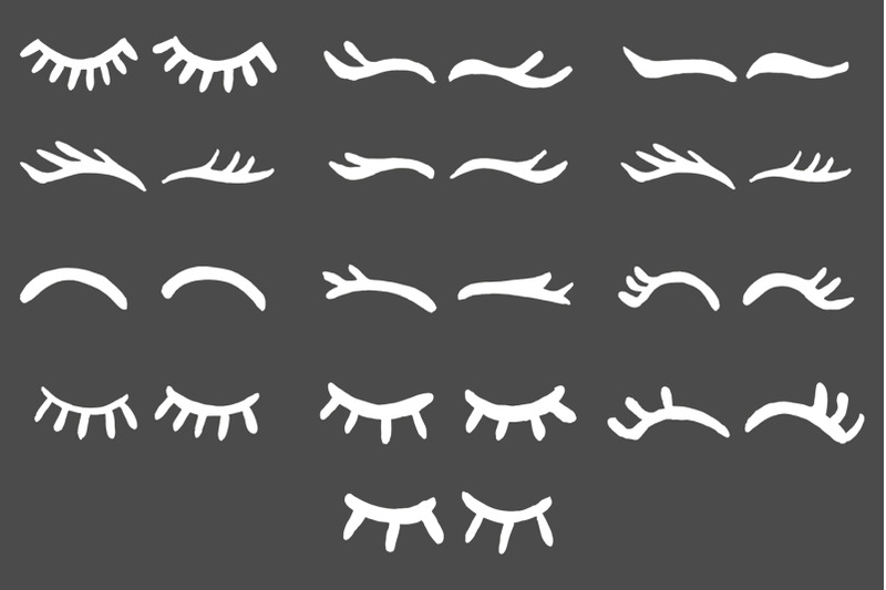 10-handdrawn-eyelashes-cliparts