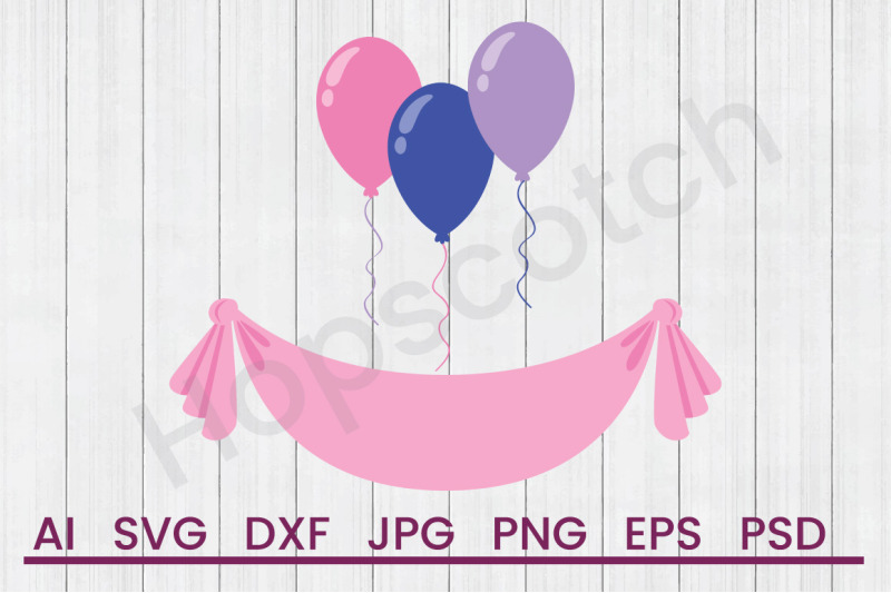 party-balloons-svg-file-dxf-file