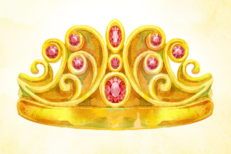luxurious-watercolor-crowns