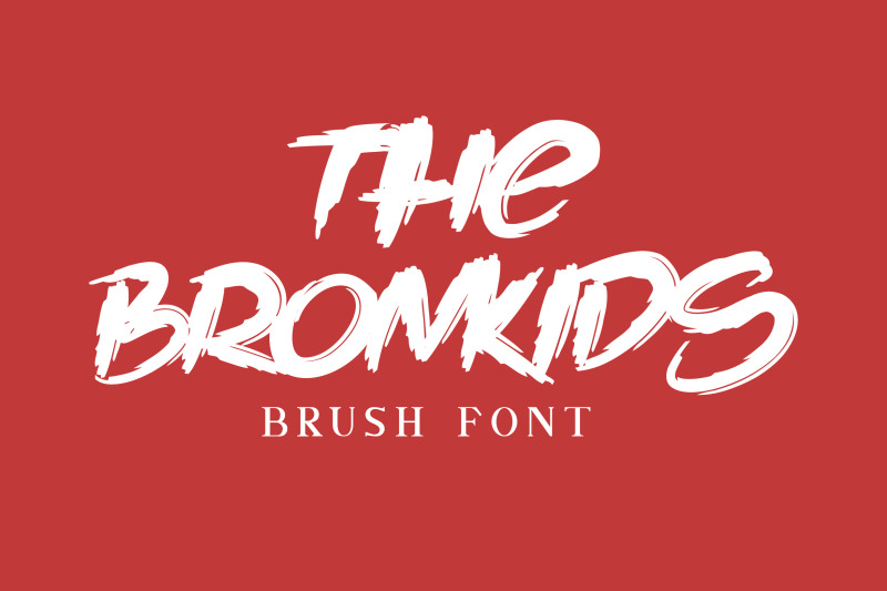 the-bronkids-brush-font