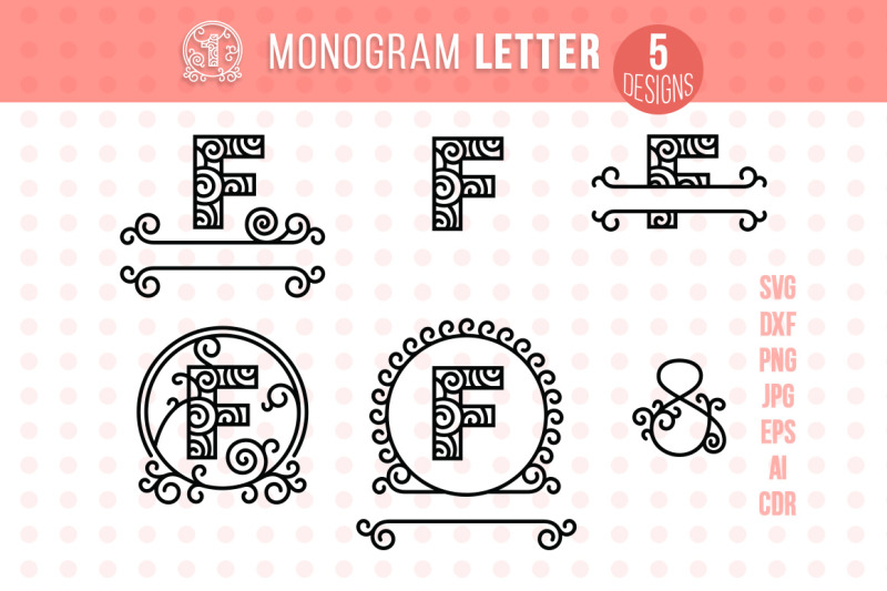 monogram-letter-f