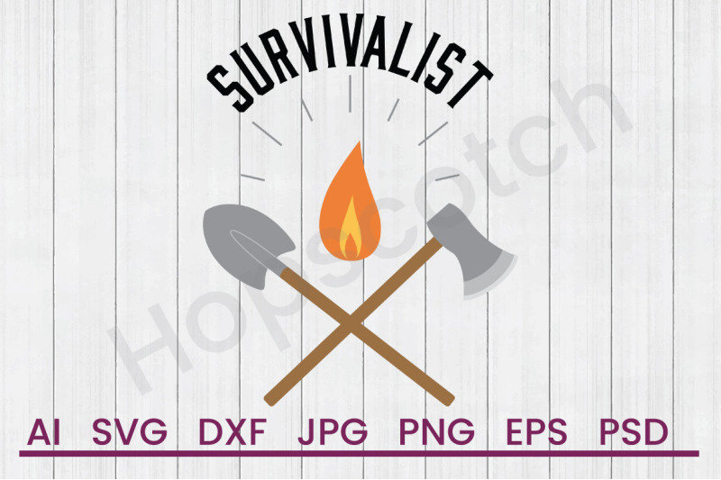 survivalist-svg-file-dxf-file