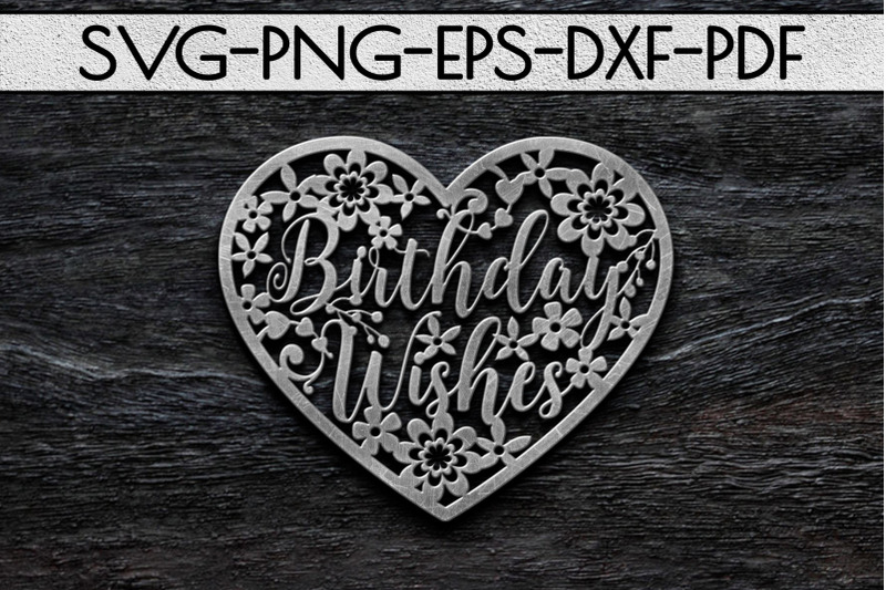 Download Birthday Wishes Papercut Template, Birthday Decor SVG, PDF ...