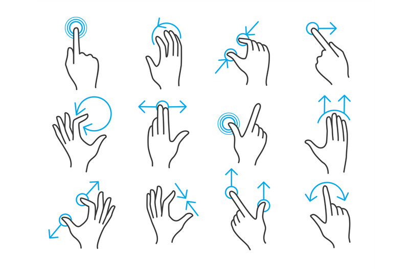 hand-touchscreen-gestures