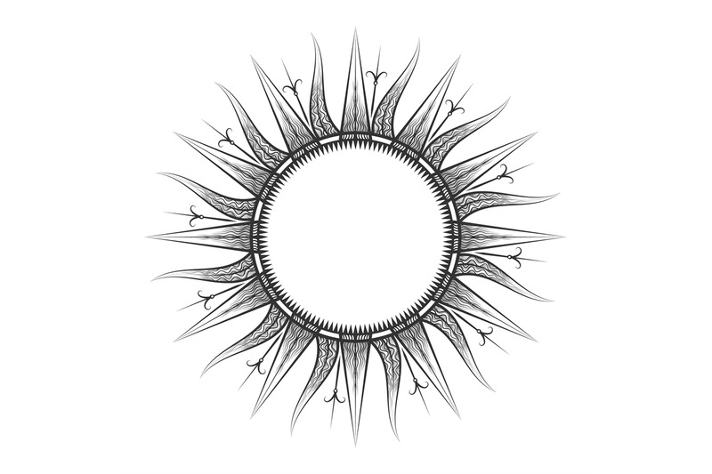 antique-sun-tarot-astrological-symbol-sketch