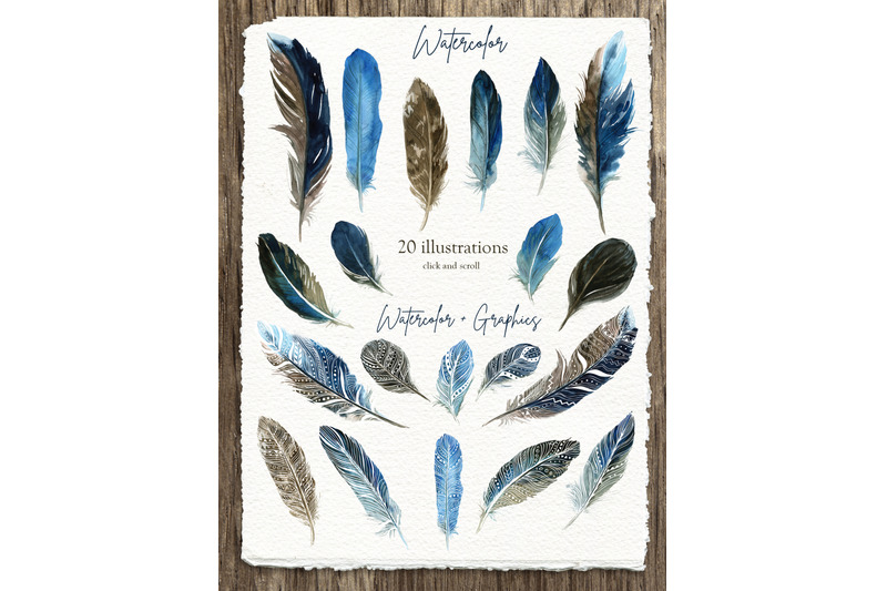 feathers-graphics-amp-watercolor-set