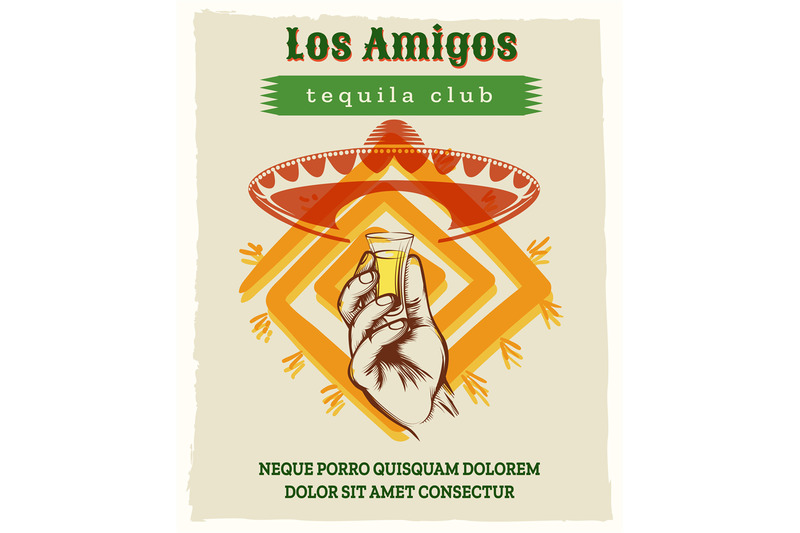 vintage-tequila-poster-with-sombrero-hat