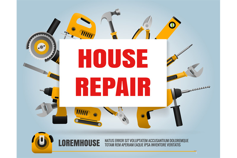 house-repair-tools-poster