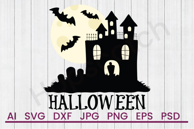halloween-house-svg-file-dxf-file