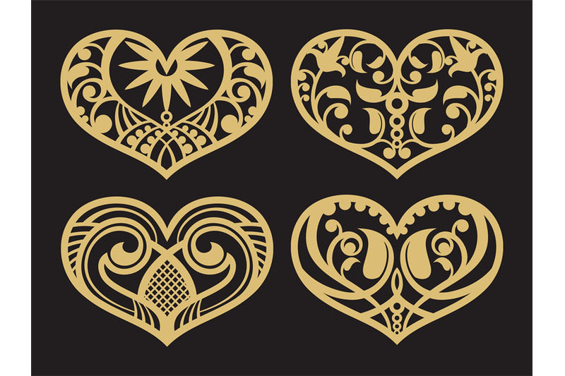 lacy-hearts-paper-shapes-love-vector-symbols