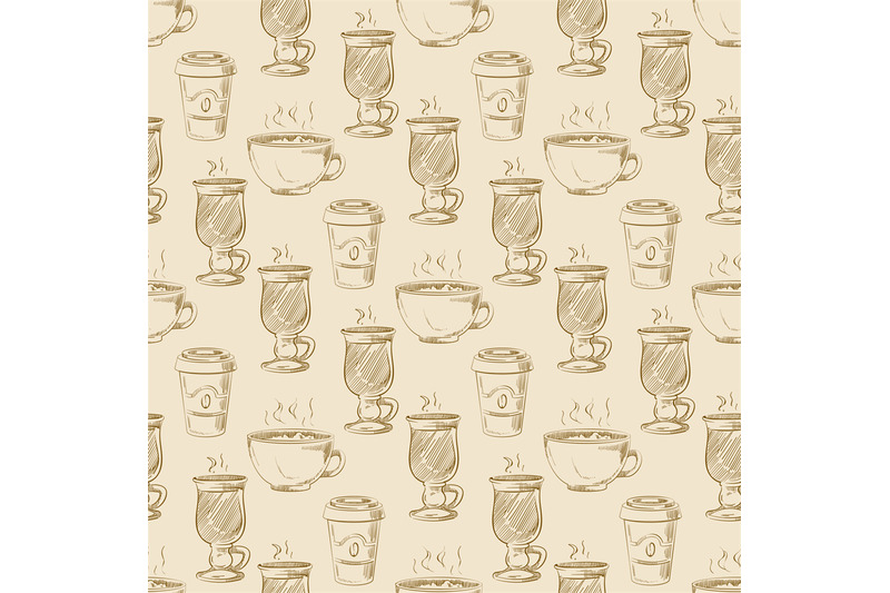 hand-drawn-americano-take-away-coffee-seamless-pattern