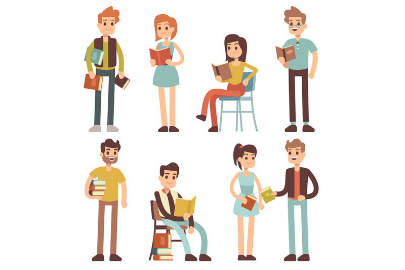 women-and-men-reading-books-people-readers-vector-characters-set