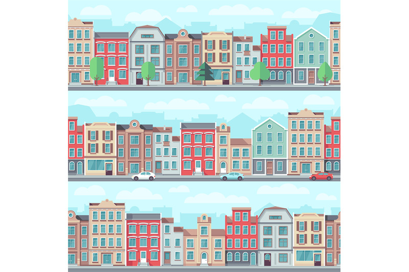 cartoon-seamless-street-with-old-apartment-buildings-trees-and-cars-v