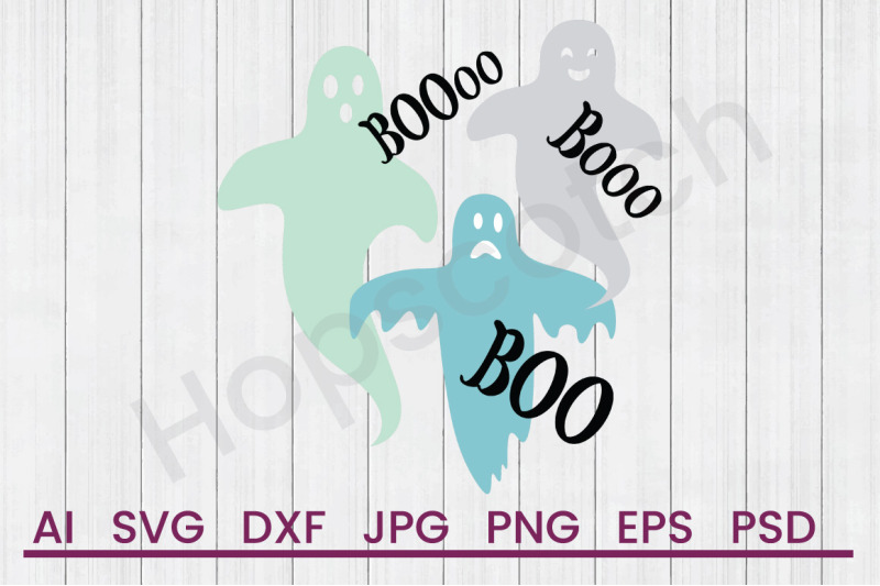 ghosts-boo-svg-file-dxf-file
