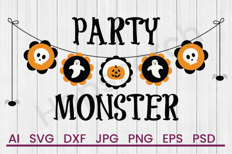 party-monster-svg-file-dxf-file