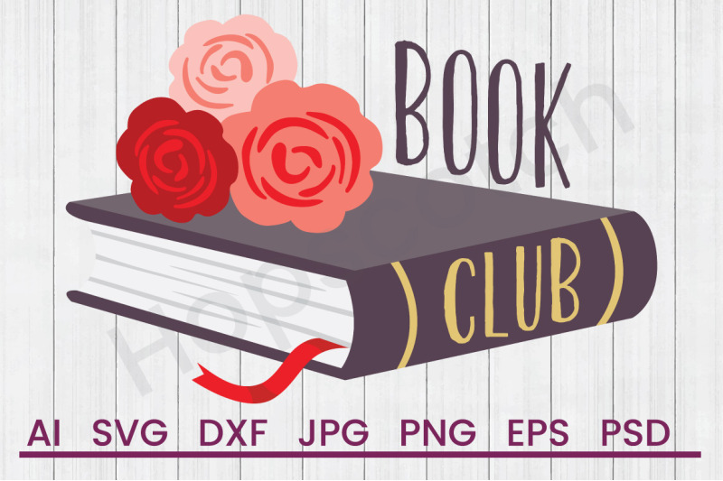 book-club-svg-file-dxf-file