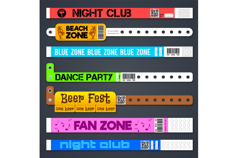zone-entrance-bracelets-isolates-concert-or-hotel-vector-plastic-wris