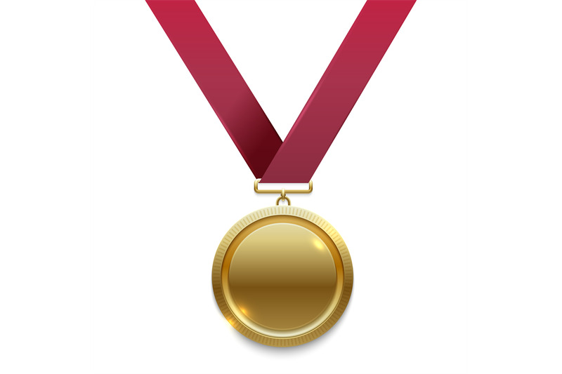 champion-gold-medal-on-red-ribbon