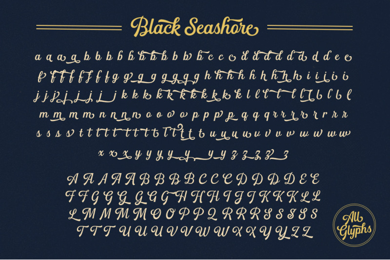 Black Seashore Font By Great Studio Thehungryjpeg Com