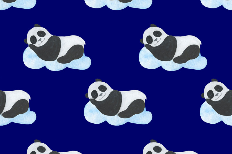 sleeping-animals-watercolor-panda-hippo-elephant-pattern