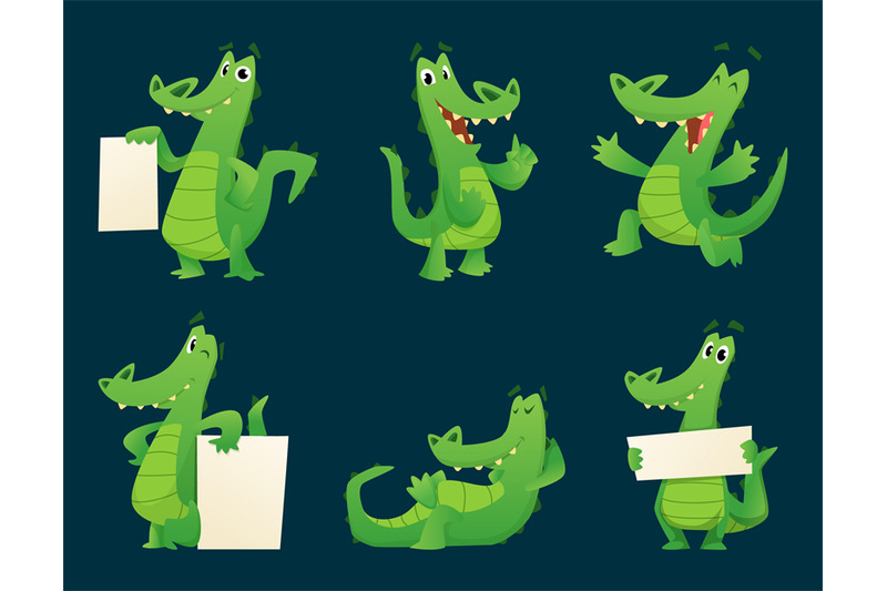alligator-characters-wildlife-crocodile-amphibian-reptile-animal-cart