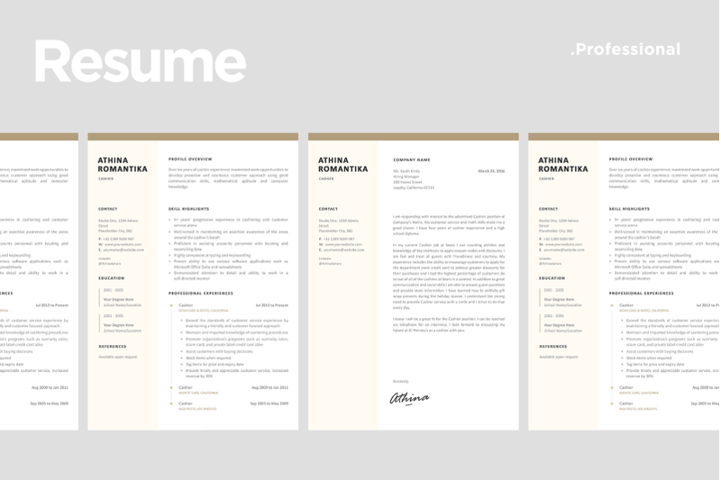 resume-template-match-with-cover-letter