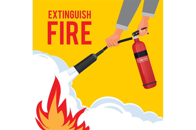 extinguisher-in-hands-firefighter-with-fire-red-extinguisher-extingui