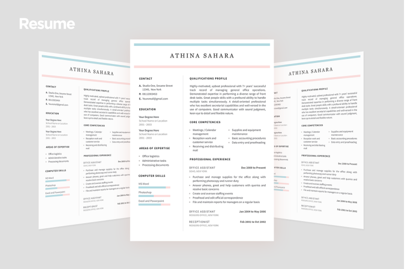 resume-template-match-with-cover-letter