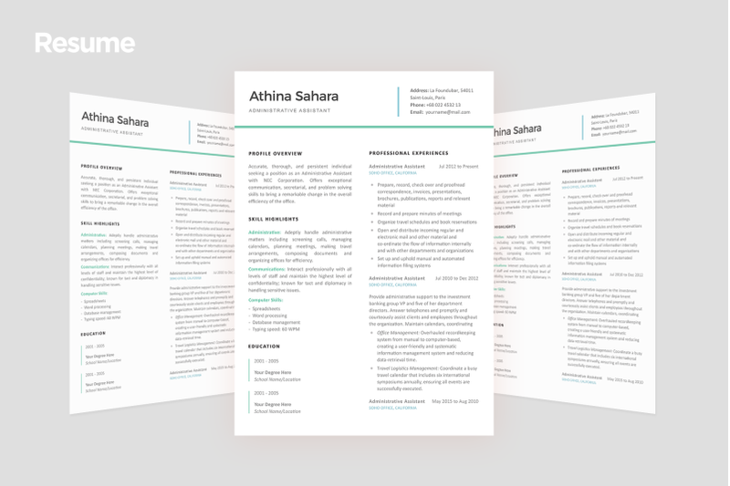 resume-template-match-with-cover-letter