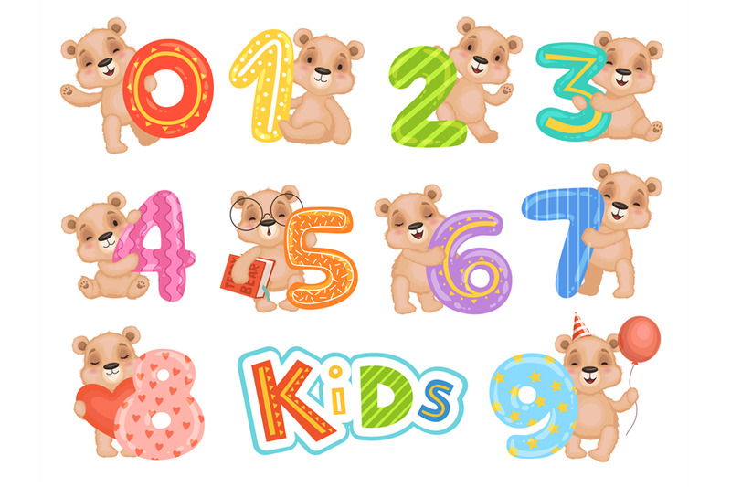 birthday-numbers-bear-party-fun-invitation-for-kids-celebration-teddy