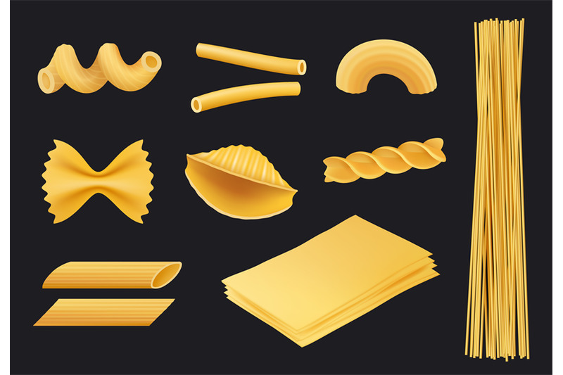 italian-pasta-realistic-icon-traditional-food-spaghetti-macaroni-fusi