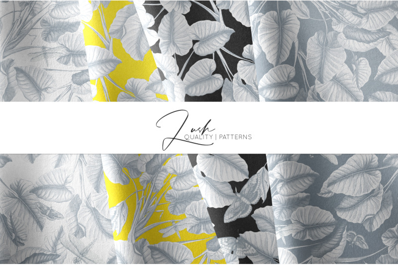lush-seamless-pattern-and-motifs-set