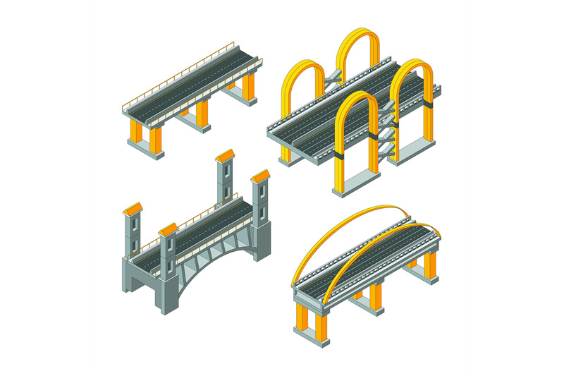 bridge-isometric-city-expressway-roadway-cabling-urban-auto-infrastru