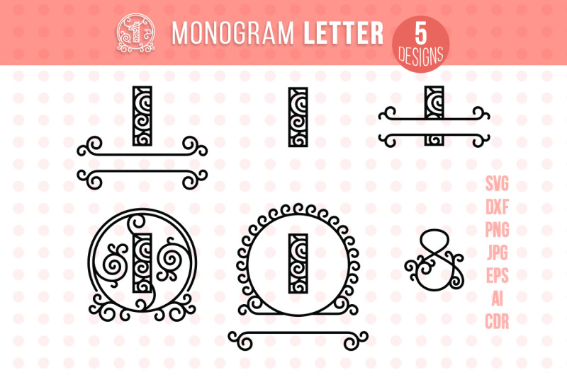 monogram-letter-i