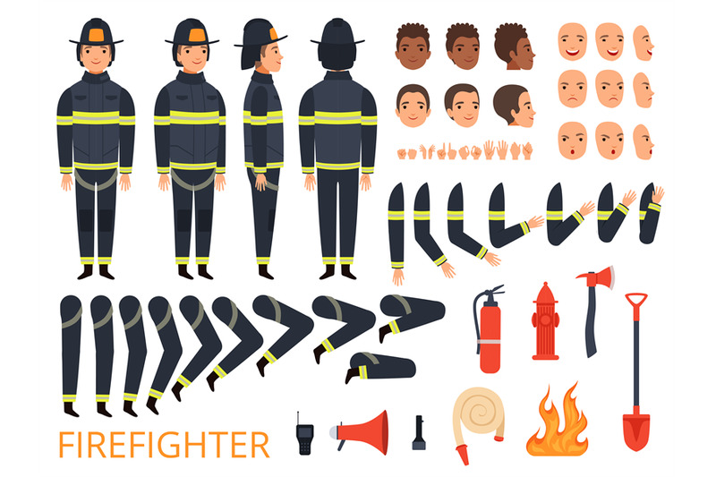 fireman-characters-firefighter-body-parts-and-special-uniform-with-pr