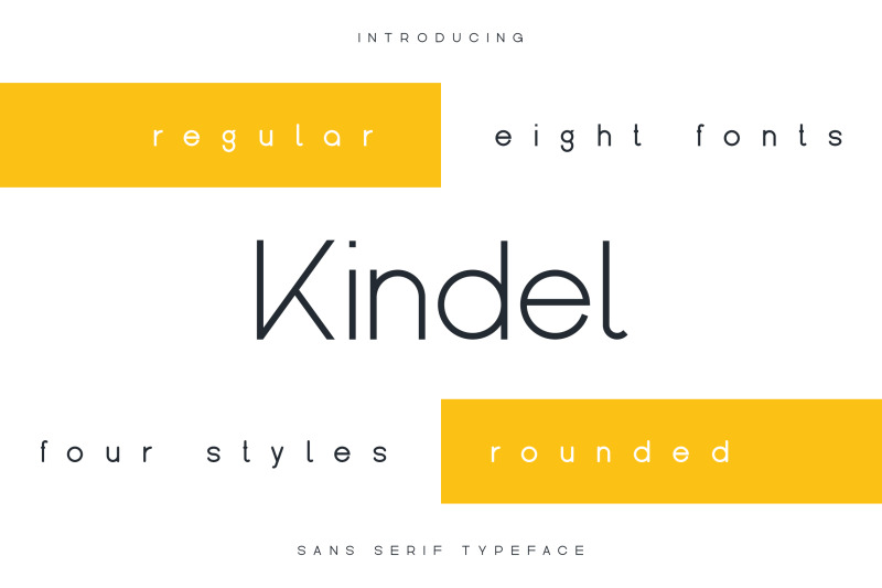 kindel-sans-serif-typeface