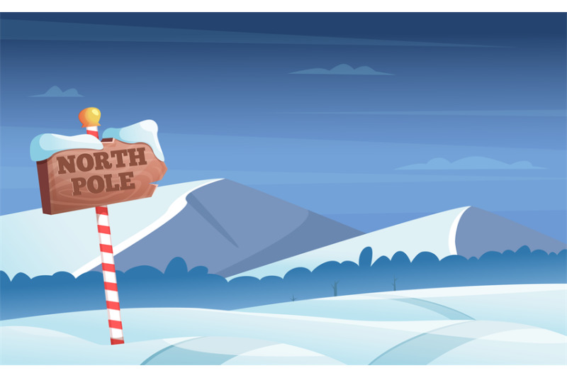 north-pole-road-sign-snowy-background-with-snow-trees-night-woods-won