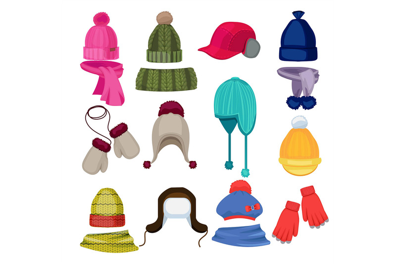 winter-hat-cartoon-headwear-cap-scarf-and-other-fashion-accessories-c