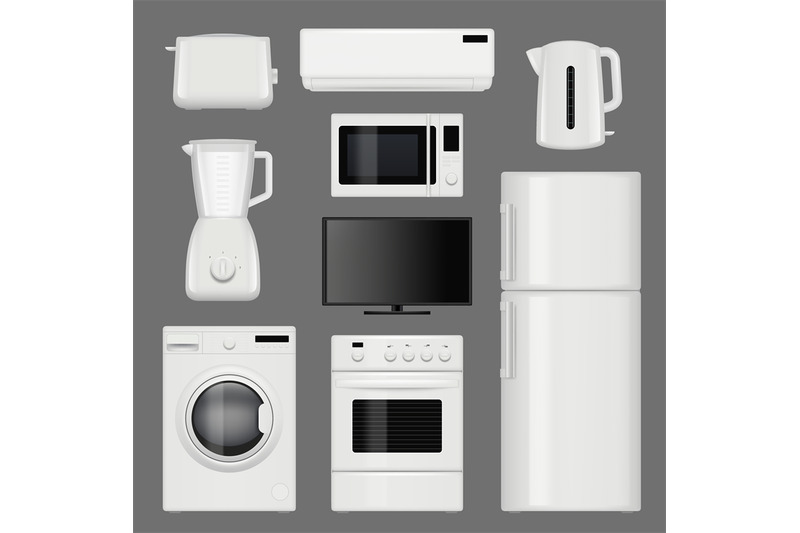 home-appliances-realistic-modern-stainless-steel-kitchen-tools-vector