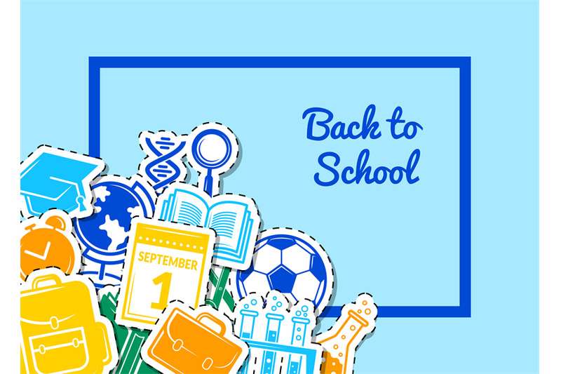 vector-back-to-school-stationery-background-illustration