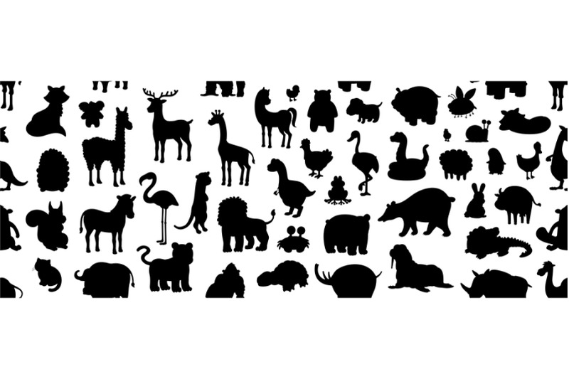 set-of-animals-silhouette-pattern