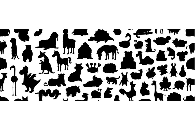 set-of-animals-silhouette-pattern