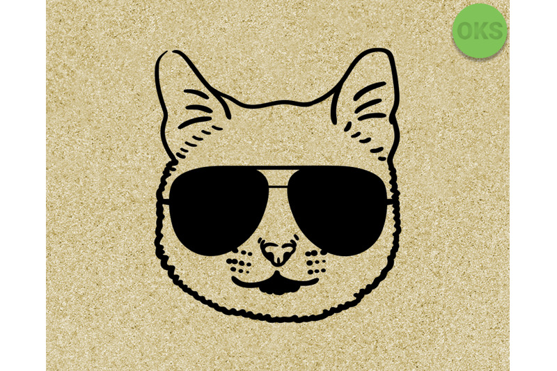 cat-with-sunglasses-svg-dxf-vector-eps-clipart-cricut-download
