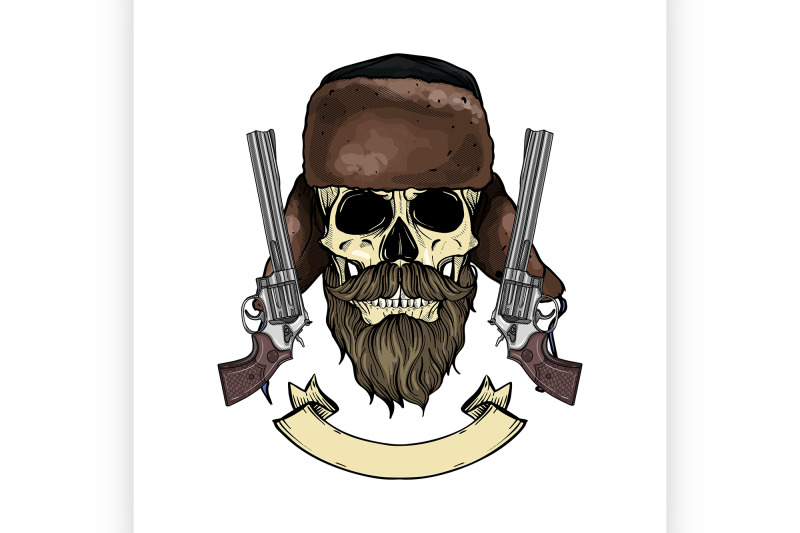 hand-drawn-hunter-skull