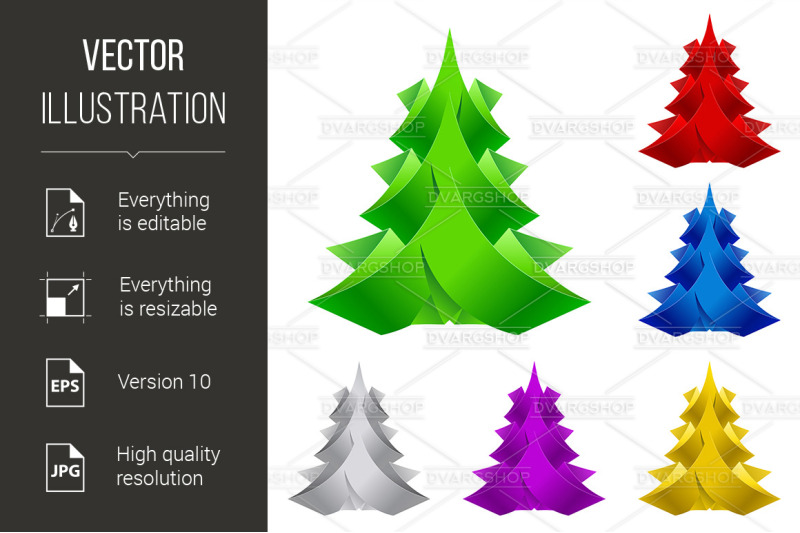 abstract-paper-christmas-tree